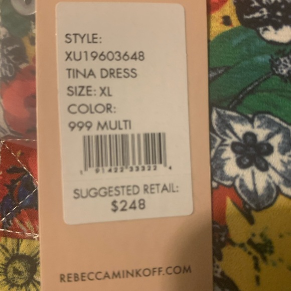 Rebecca Minkoff dress 3/4 sleeves and length. - Picture 4 of 5